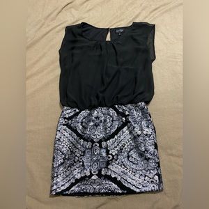 Sequin Black Dress